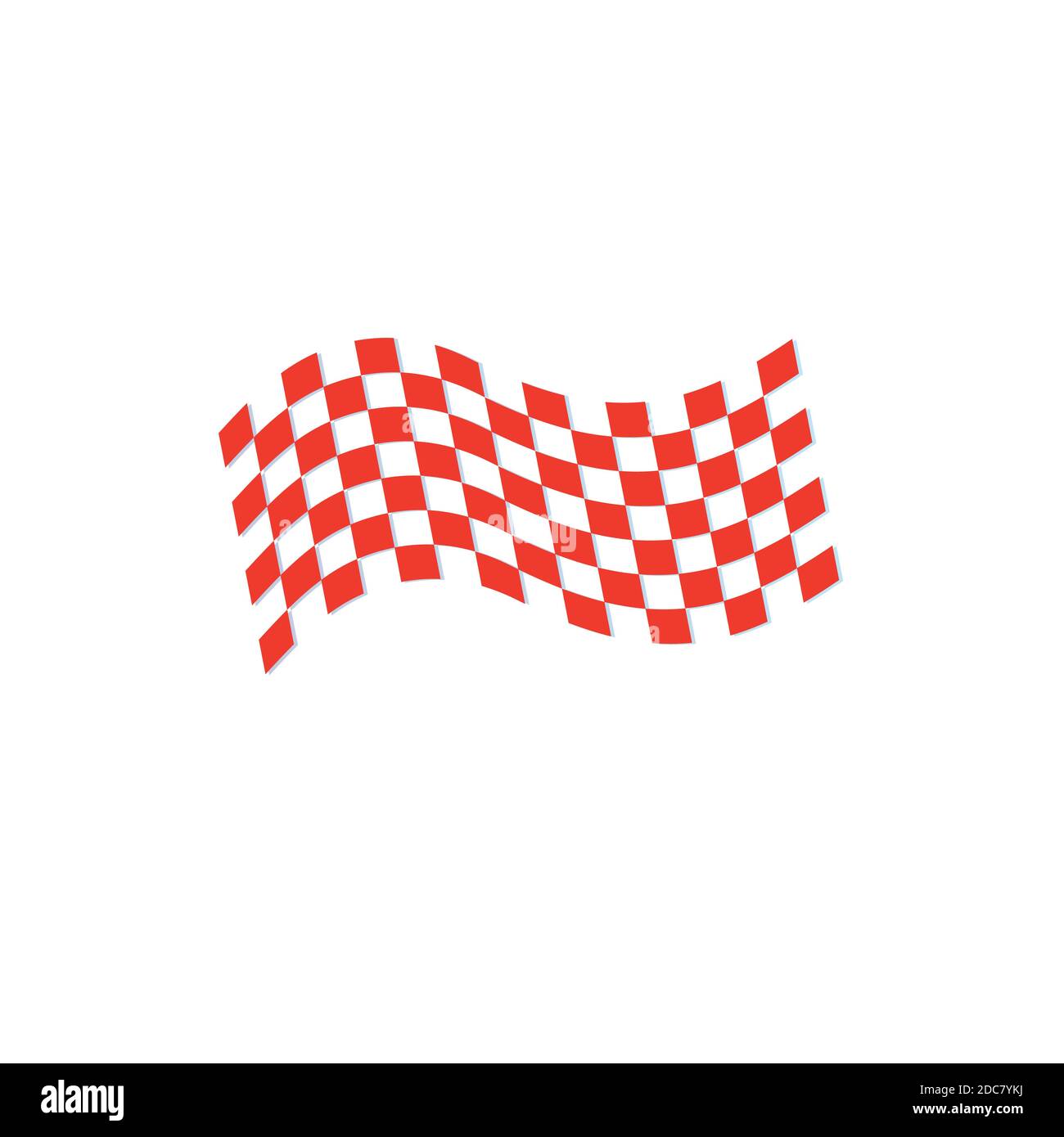 Race-flag Icon, einfaches Design Illustration Vektor Stock Vektor