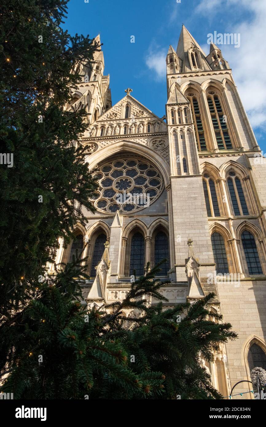 truro Kathedrale cornwall england großbritannien Stockfoto