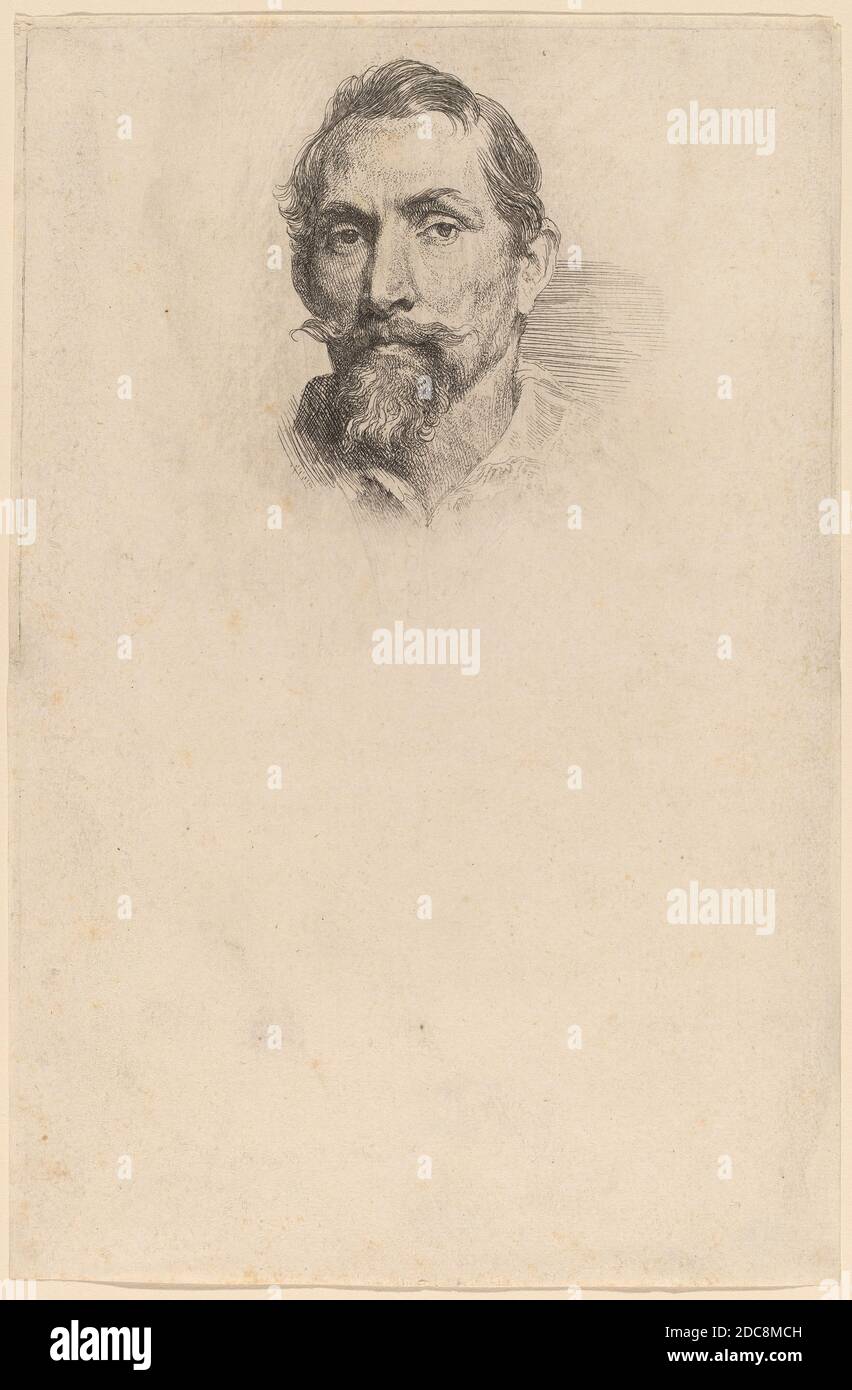 Sir Anthony van Dyck, (Künstler), Flämisch, 1599 - 1641, Frans Snyders, Ikonographie, (Serie), wahrscheinlich 1626/1641, Radierung Stockfoto