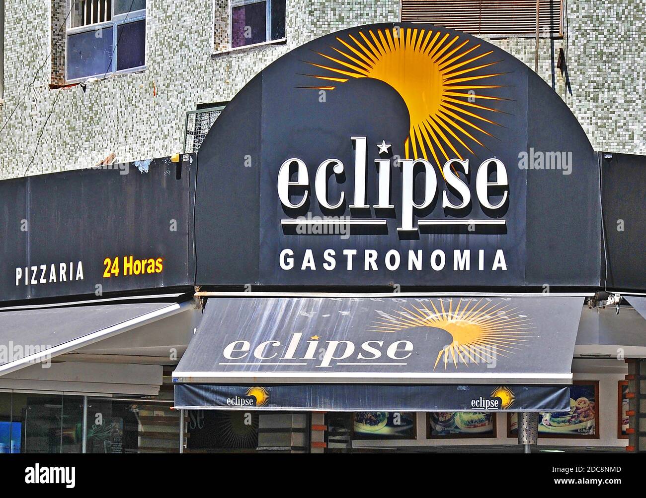 Eclipse Restaurant, Copacabana, Rio de Janeiro, Brasilien Stockfoto