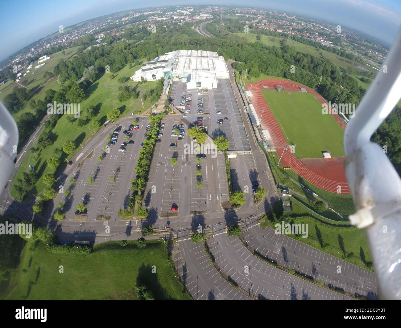 Luftaufnahme von Guildford Spectrum Stockfoto