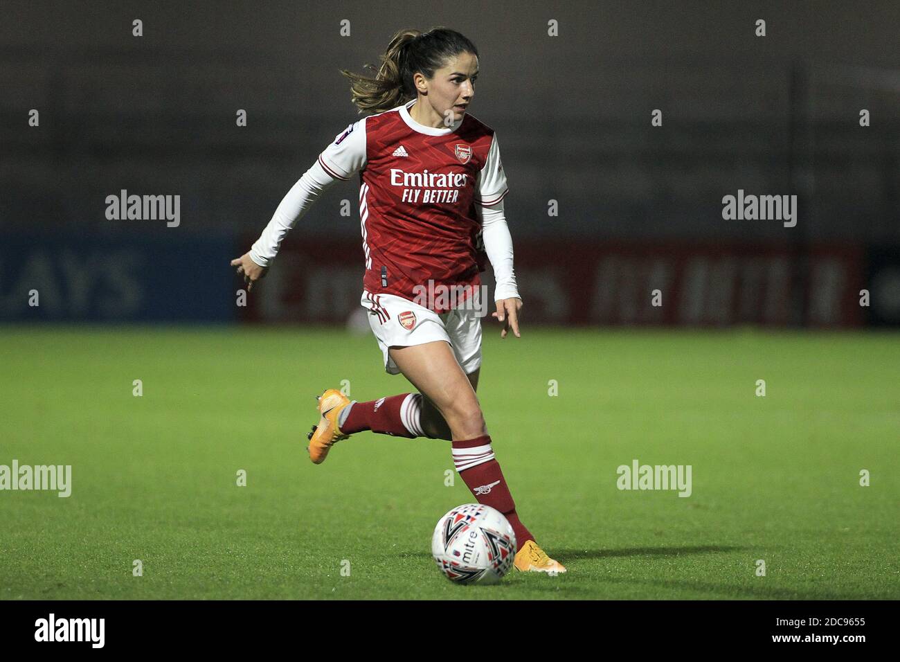 Borehamwood, Großbritannien. November 2020. Danielle van de Donk von Arsenal Women während des FA Womenís Super League Cup Matches zwischen Arsenal und Tottenham im Meadow Park in Borehamwood Steffan Bowen/SPP Credit: SPP Sport Press Photo. /Alamy Live Nachrichten Stockfoto