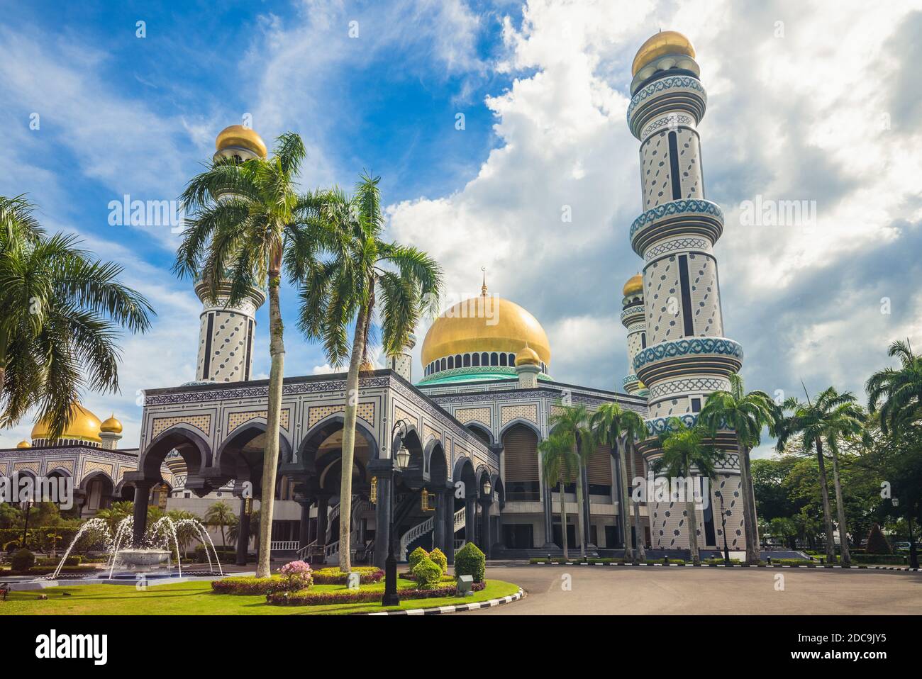 JaME Asr Hassanil Bolkiah Moschee in brunei Stockfoto