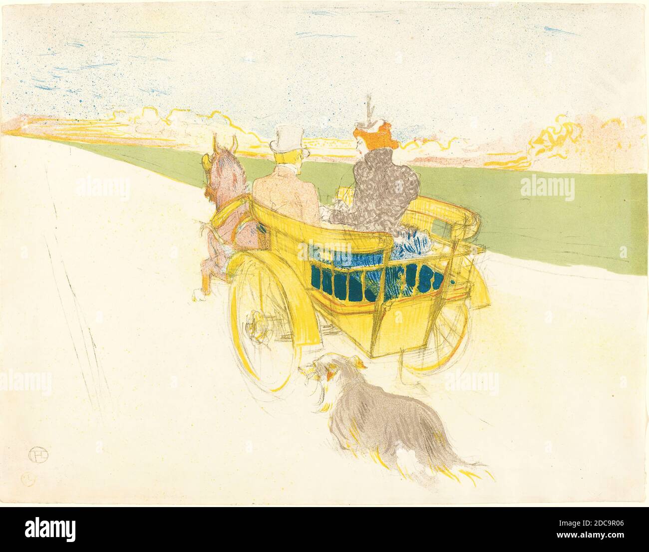 Henri de Toulouse-Lautrec, (Künstler), Französisch, 1864 - 1901, Country Outing (Partie de campagne), 1897, Farblithographie, Blatt: 39.8 x 51.4 cm (15 11/16 x 20 1/4 Zoll Stockfoto