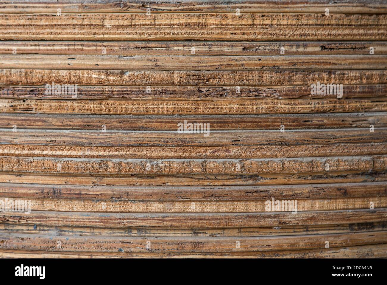 Holzbretter gestapelt zusammen Textur Hintergrund Stockfoto