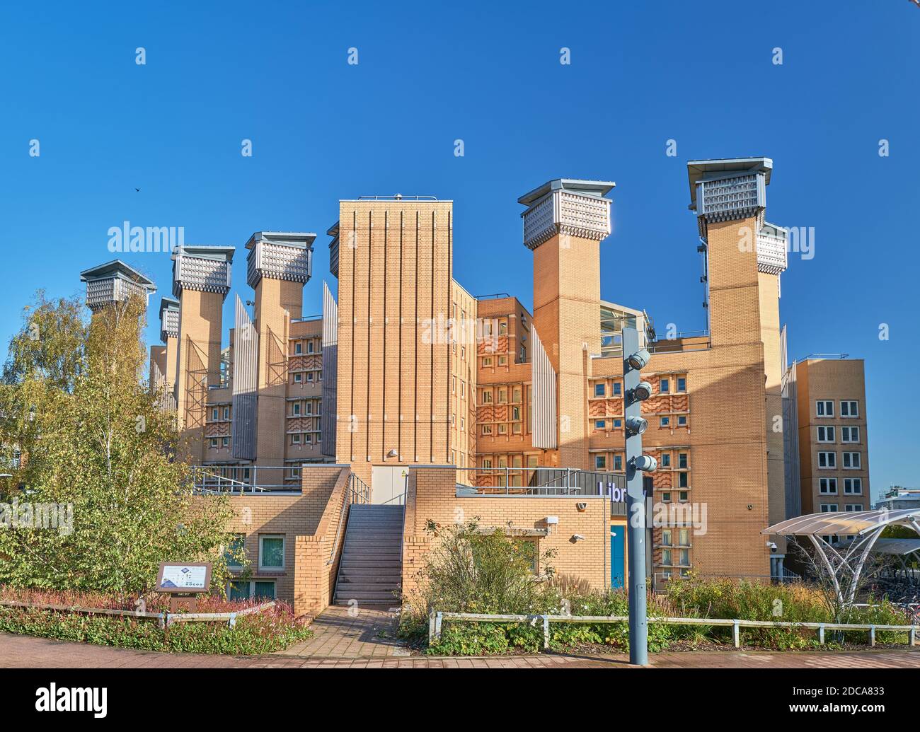 Lanchester Bibliothek, Universität von Coventry, England. Stockfoto