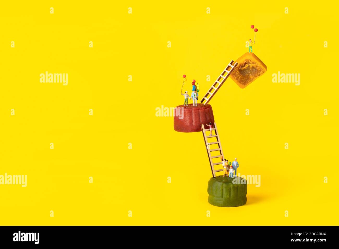 Das kreative Bösewicht-Poster-Design für Mondkuchen im Herbst festival Stockfoto