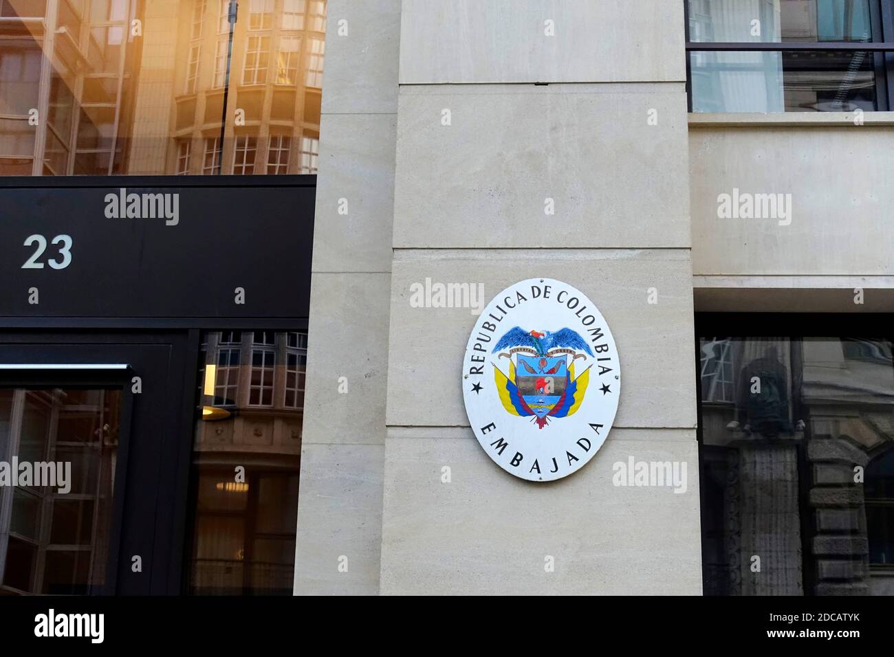 Botschaft von Kolumbien, Berlin, Deutschland Stockfotografie - Alamy