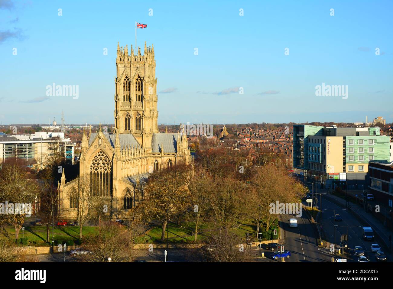 The Minster Church of Saint George, Doncaster, South Yorkshire, Großbritannien Stockfoto