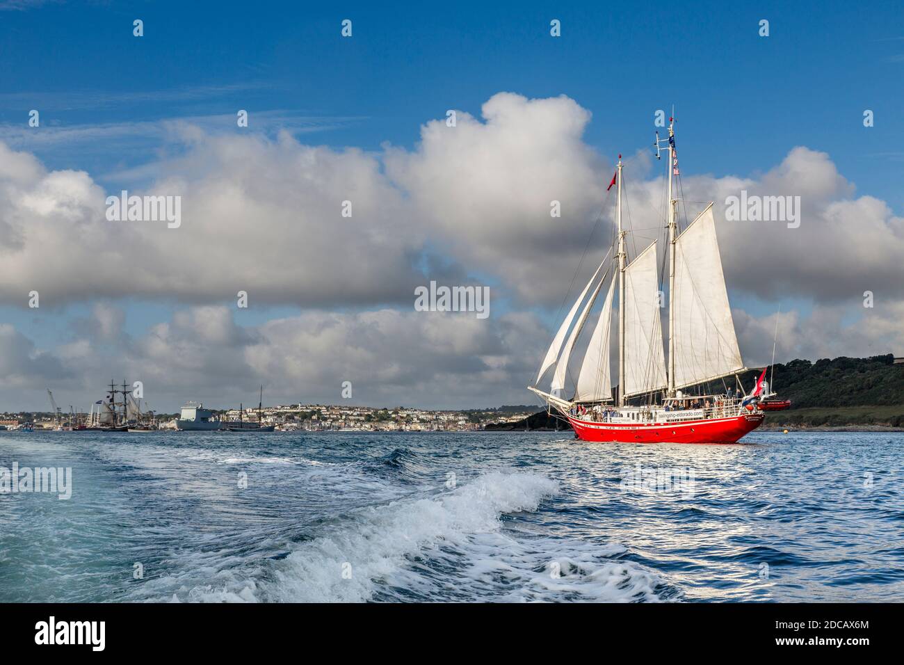 Tall Ships; Regatta; Falmouth 2014; Cornwall; Großbritannien Stockfoto