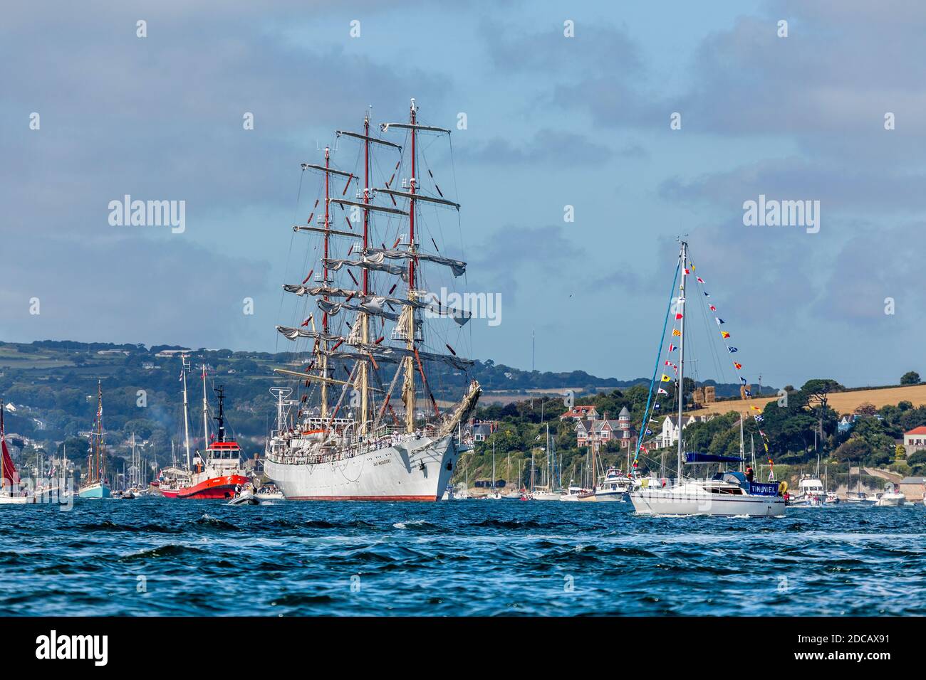 Tall Ships; Regatta; Falmouth 2014; Cornwall; Großbritannien Stockfoto