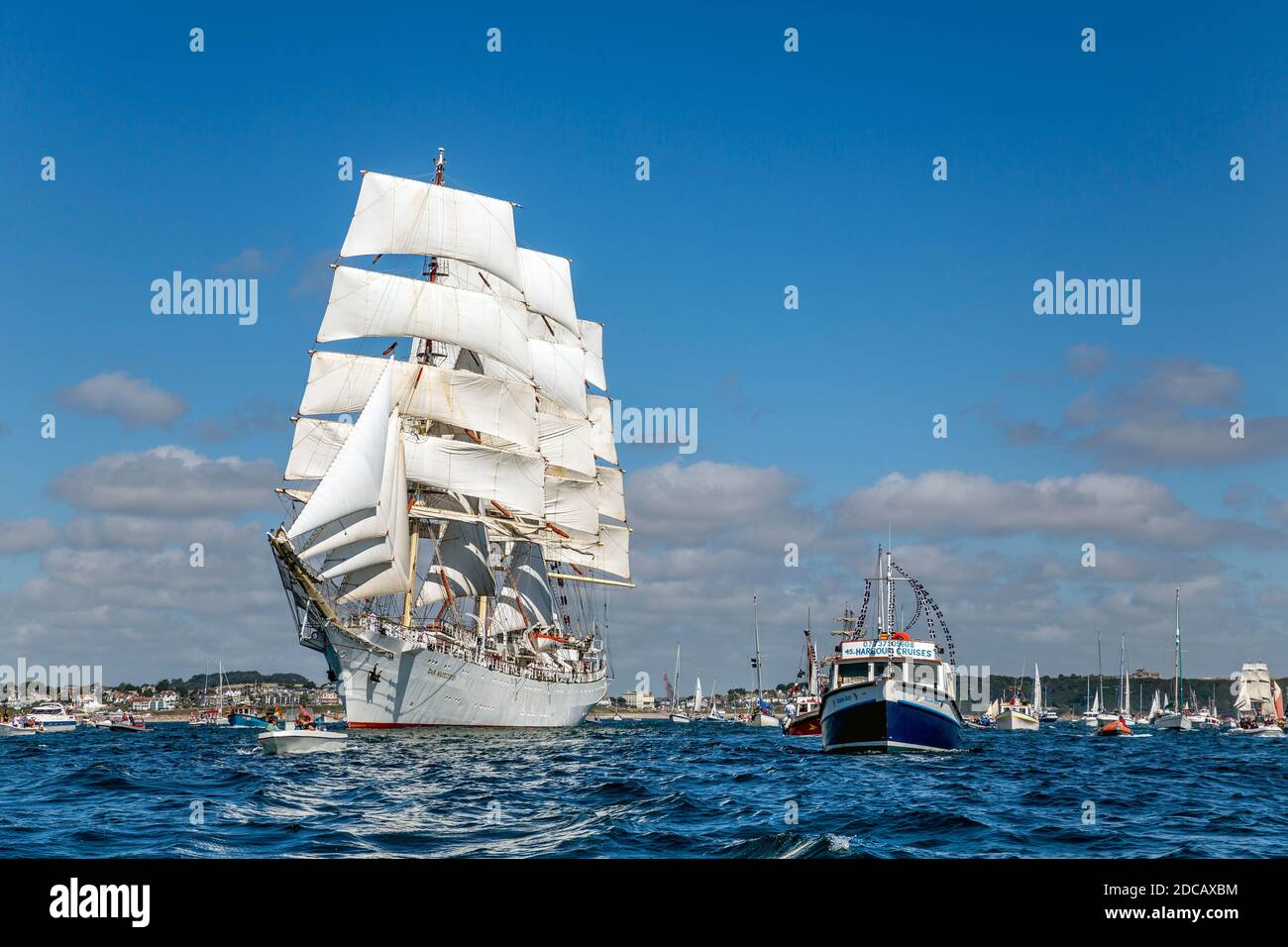 Tall Ships; Falmouth; 2014; Cornwall; Großbritannien Stockfoto