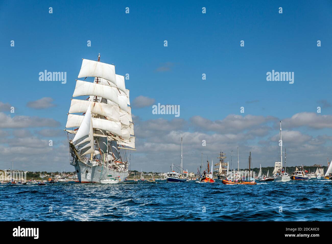 Tallships, Regatta; Falmouth; 2014; Cornwall; Großbritannien Stockfoto