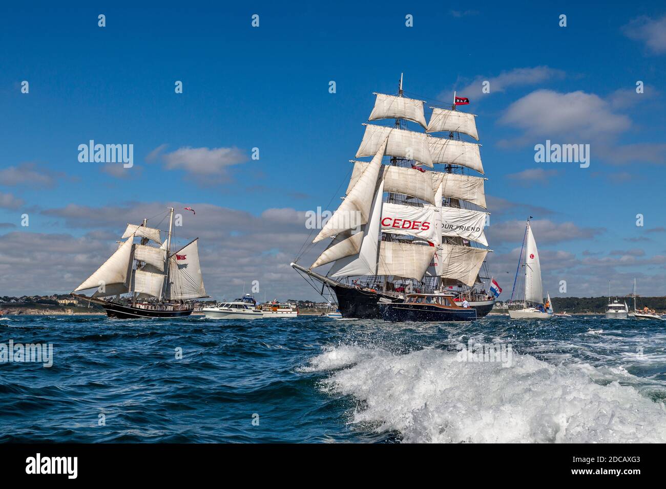 Tall Ships, Falmouth; Cornwall; 2014; Großbritannien Stockfoto