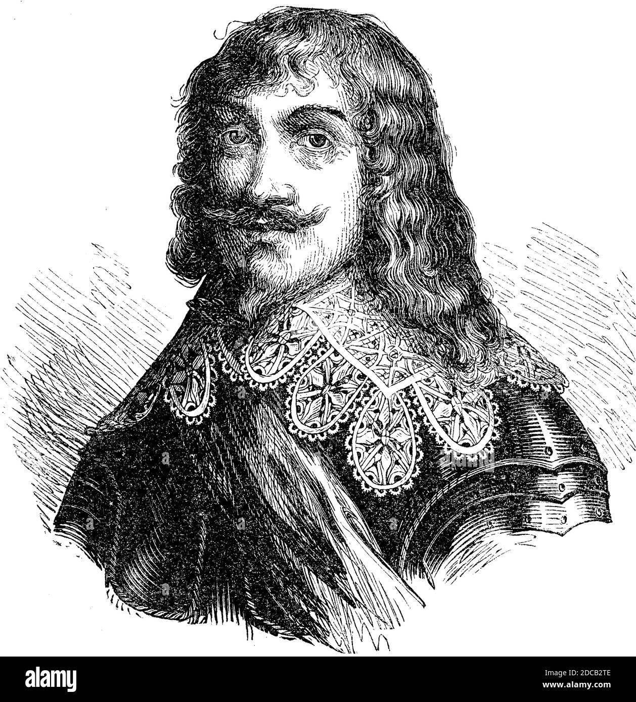 Bernhard von Sachsen-Weimar, 16. August 1604 - 18. Juli 1639, deutscher Fürst und General im Dreißigjährigen Krieg / Bernhard Herzog von Sachsen-Weimar, 16. 1604. Bis 18. August. Juli 1639, ein Feldherr des dreißigjährigen Krieges und während des Krieges kurzzeitig Herzog von Franken, Historisch, historisch, digital verbesserte Reproduktion eines Originals aus dem 19. Jahrhundert / digitale Reproduktion einer Originalvorlage aus dem 19ten Jahrhundert. Jahrhundert, Stockfoto Bernhard von Sachsen-Weimar, 16. August 1604 - 18. Juli 1639, deutscher Fürst und General im Dreißigjährigen Krieg / Bernhard Herzog von Sachsen-Weimar, 16. 1604. Bis 18. August. Juli 1639, ein Feldherr des dreißigjährigen Krieges und während des Krieges kurzzeitig Herzog von Franken, Historisch, historisch, digital verbesserte Reproduktion eines Originals aus dem 19. Jahrhundert / digitale Reproduktion einer Originalvorlage aus dem 19ten Jahrhundert. Jahrhundert, Stockfoto