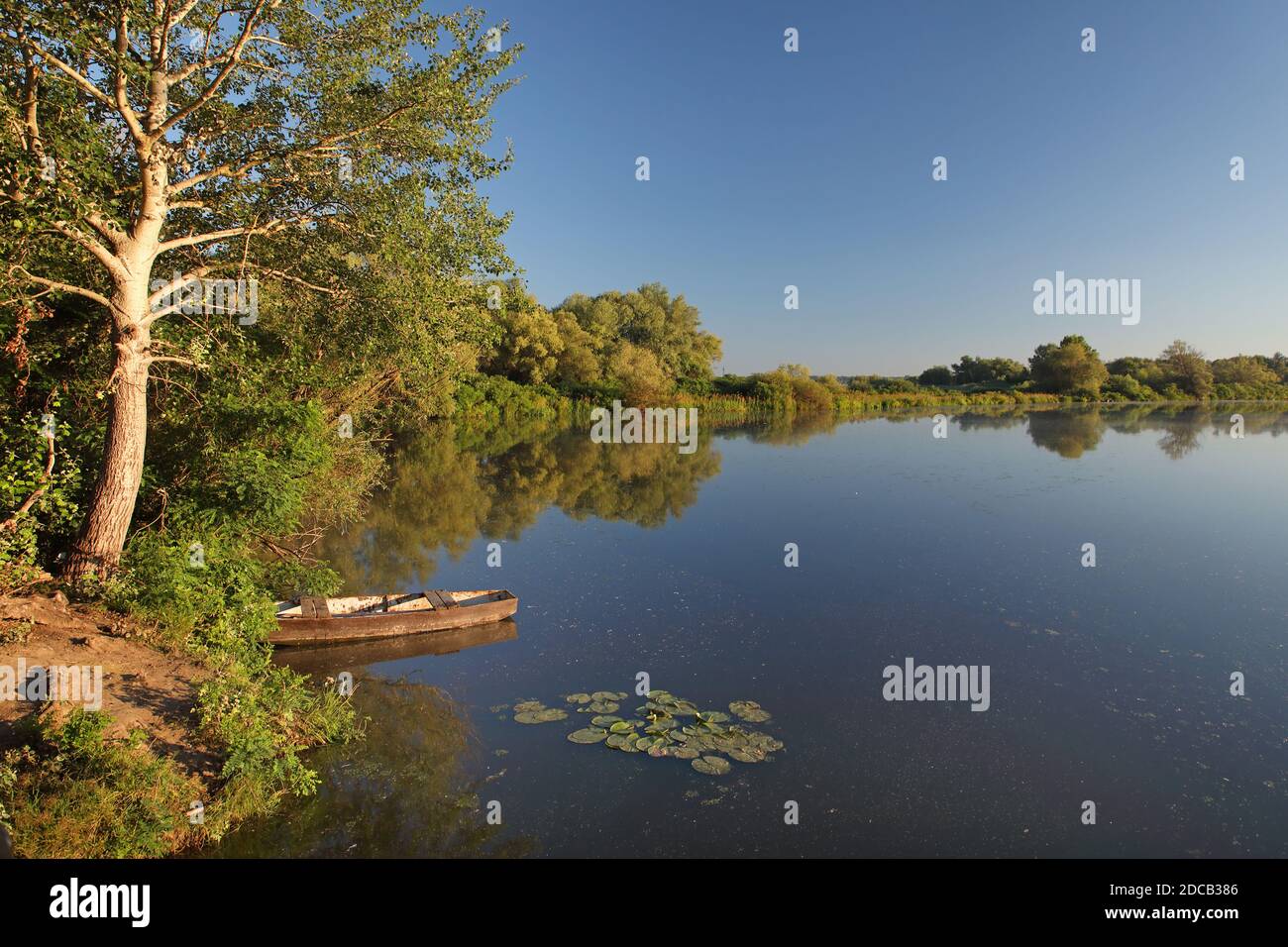 Armbinde von Tisza, Ungarn, Bacs-Kiskun, Tiszaalpar Stockfoto