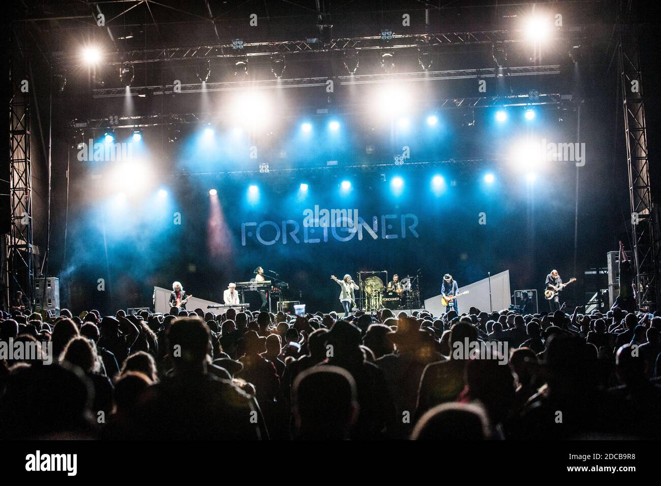 Foreigner Live in Concert Stockfoto