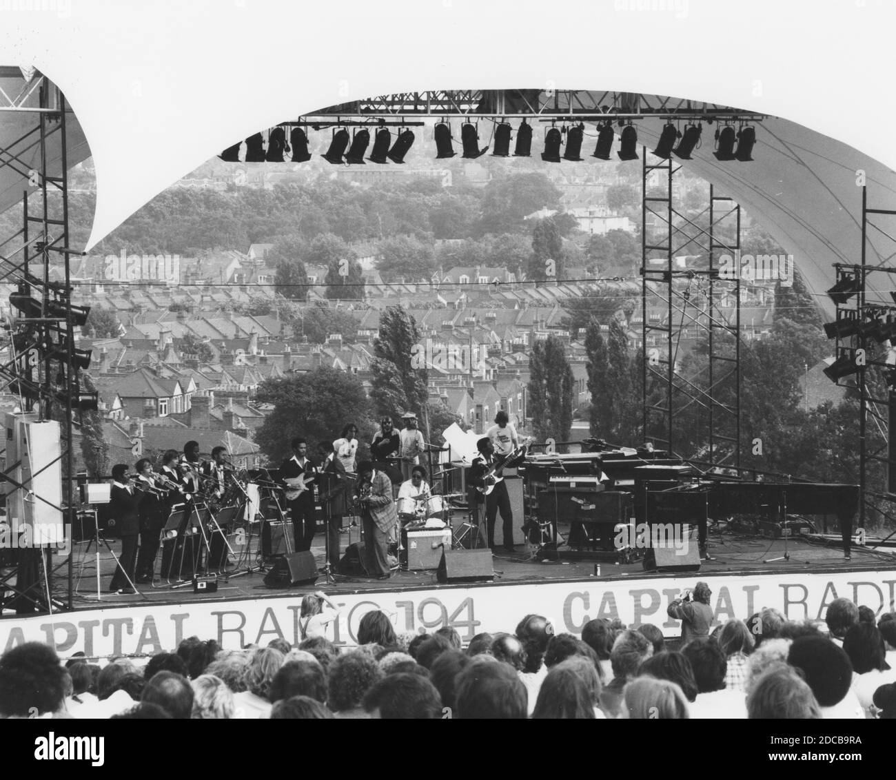 B.B.B. King, Capital Radio Jazz Festival, Alexandra Palace, London, 1979. Stockfoto