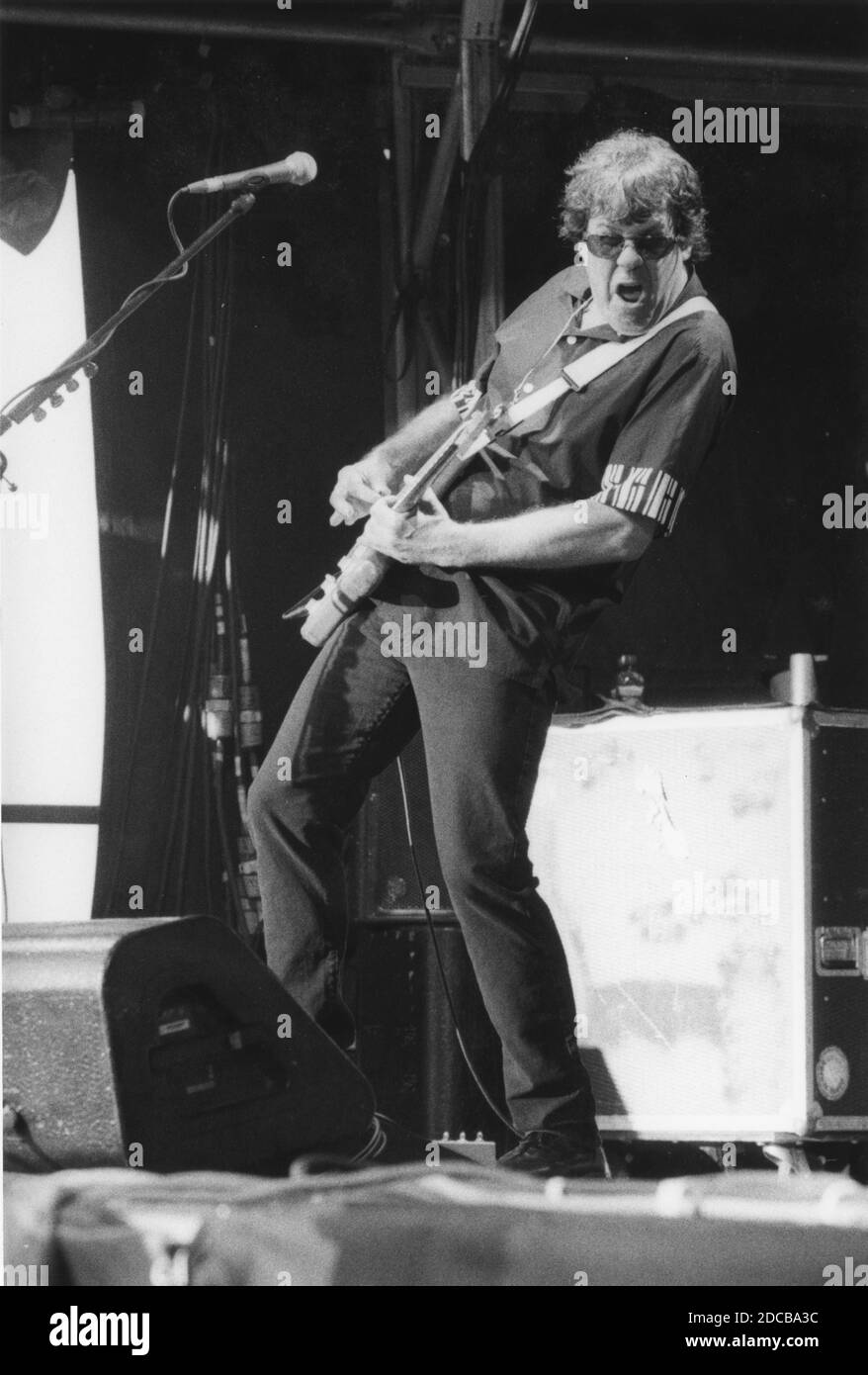 Gary Moore, Bishopstock Festival, Devon, 2001. Stockfoto