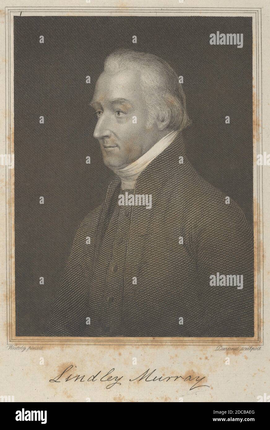 Lindley Murray, 1827. Stockfoto