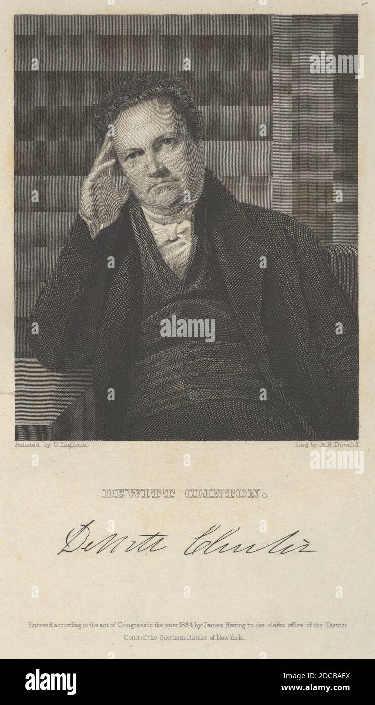 Dewitt Clinton, 1834. Stockfoto