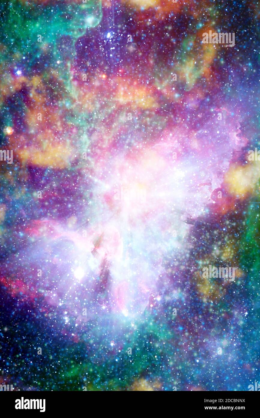 Extrasolarer Nebel oder Science-Fiction-Raum Stockfoto