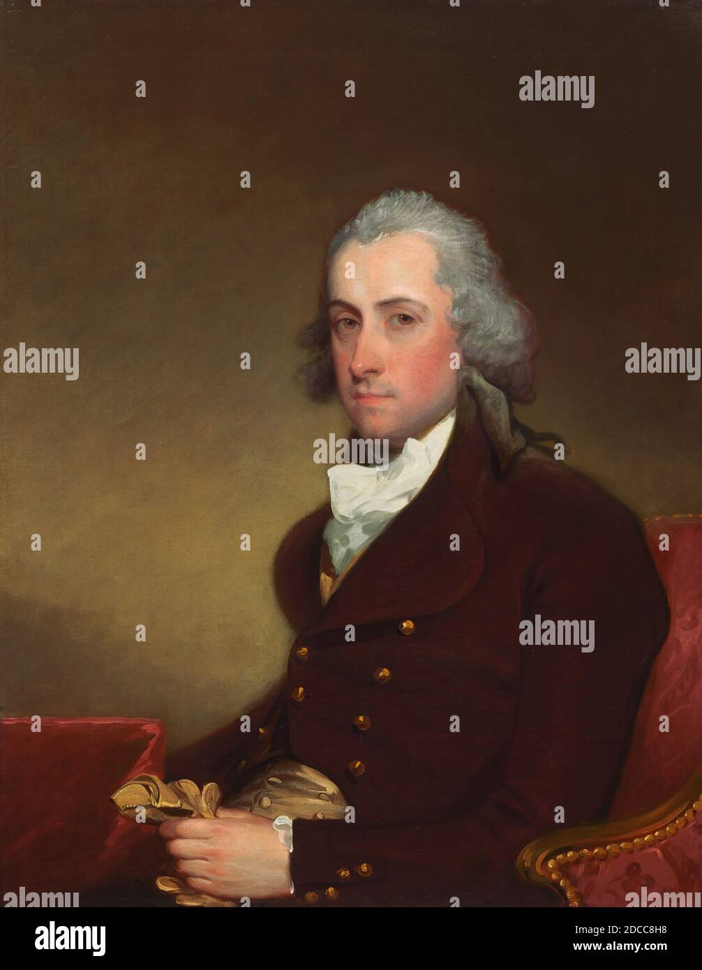 Gilbert Stuart, (Maler), Amerikaner, 1755 - 1828, Stephen Van Rensselaer III, 1793/1795, Öl auf Leinwand, insgesamt: 91.7 x 71.3 cm (36 1/8 x 28 1/16 Zoll), gerahmt: 113 x 92.7 x 6.7 cm (44 1/2 x 36 1/2 x 2 5/8 Zoll Stockfoto