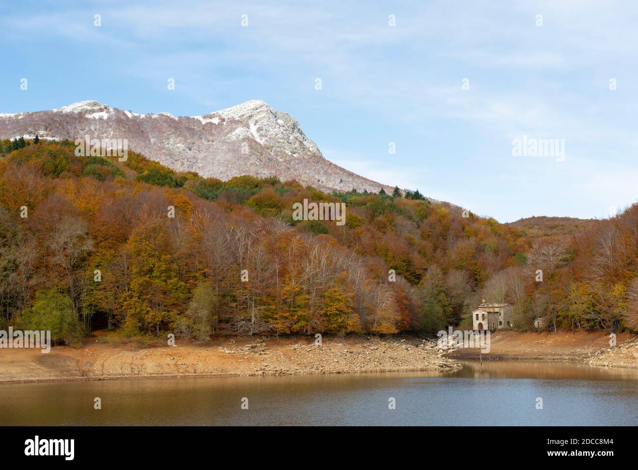 Santa Fe See, Montseny Stockfoto