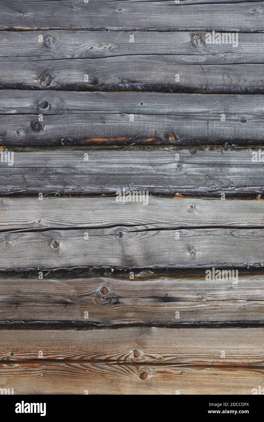 Holzhintergrund. Alte, schäbige Bretter. Zerkratzte Holzwand. Holzplankenstruktur Stockfoto