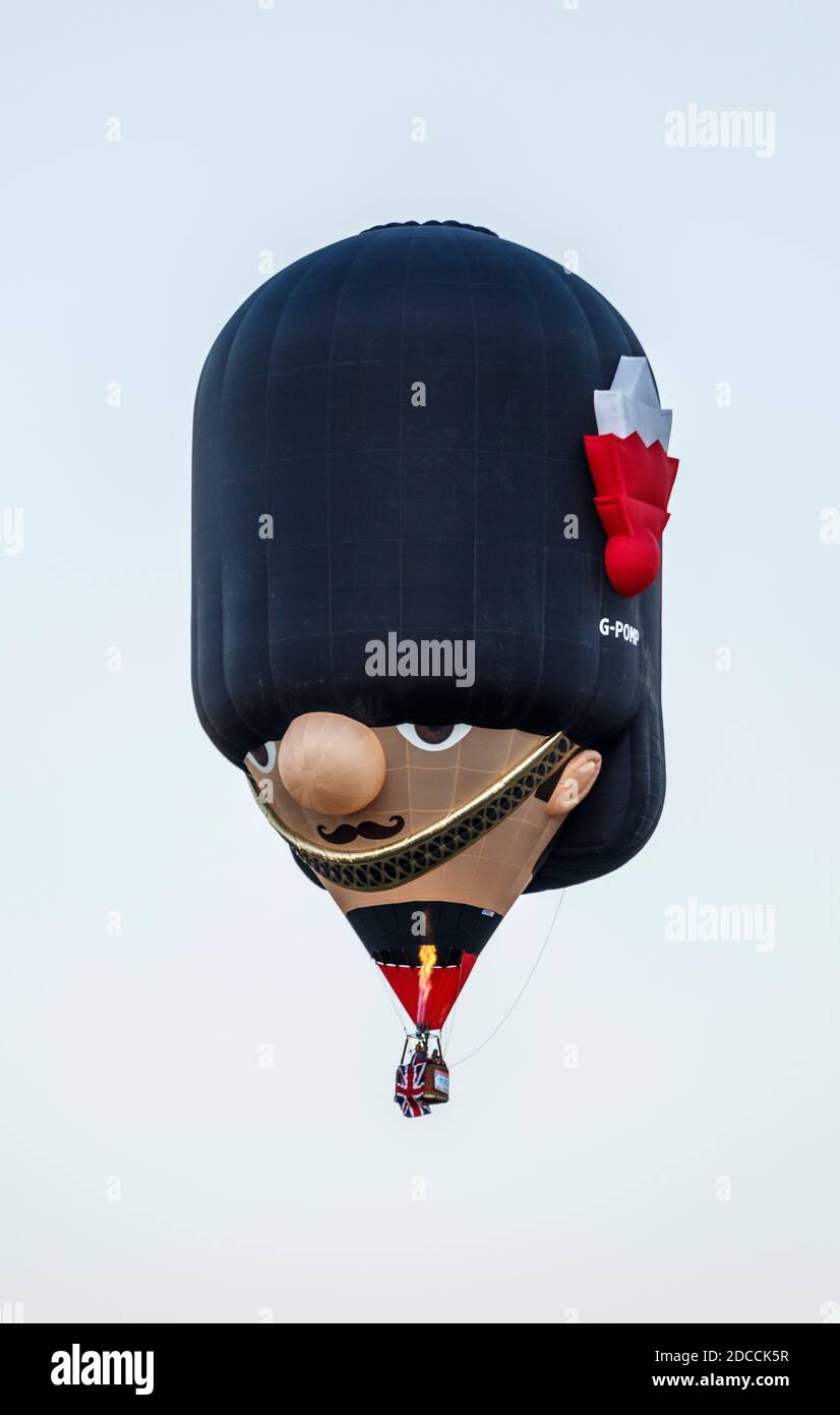 Busby die Queens, spezielle Form Heißluftballon, Albuquerque International Balloon Fiesta, Albuquerque, New Mexico USA Stockfoto