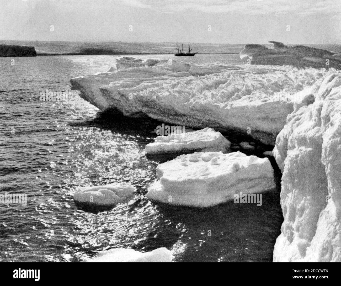 Australasian Antarctic Expedition, SY Aurora Stockfoto