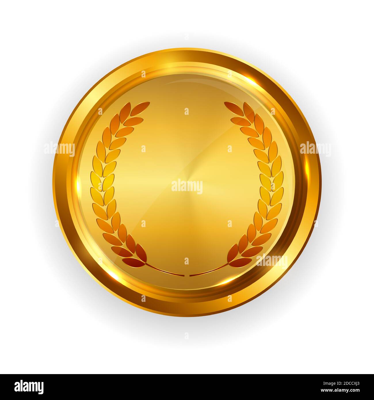 Abstrakte Gold Label-Vorlage. Vektorgrafik Stock Vektor