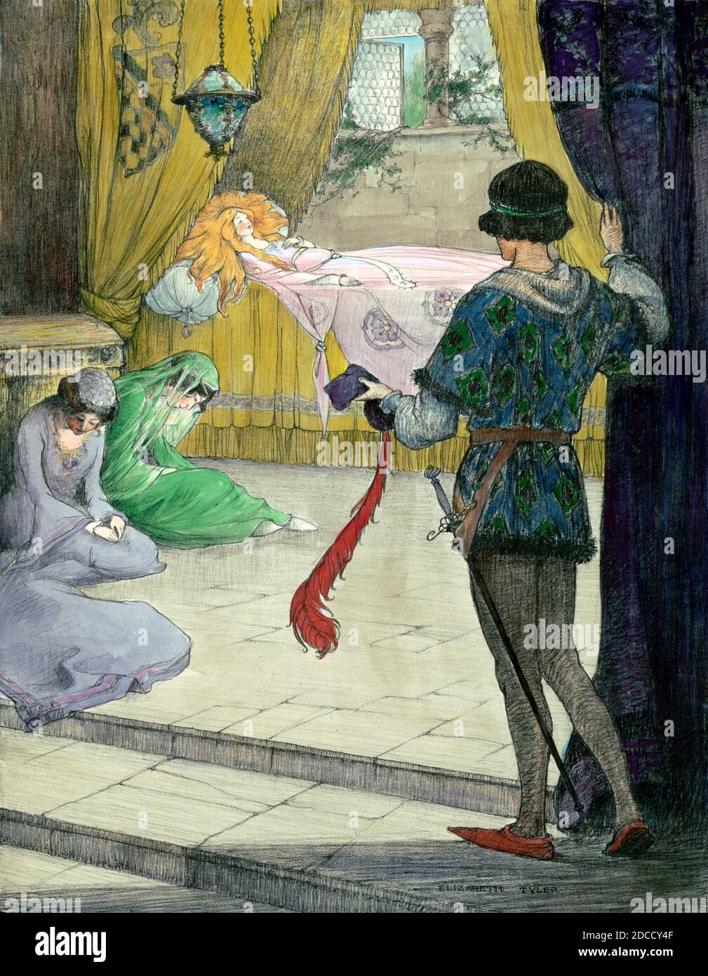 Schlafende Schönheit Stockfoto