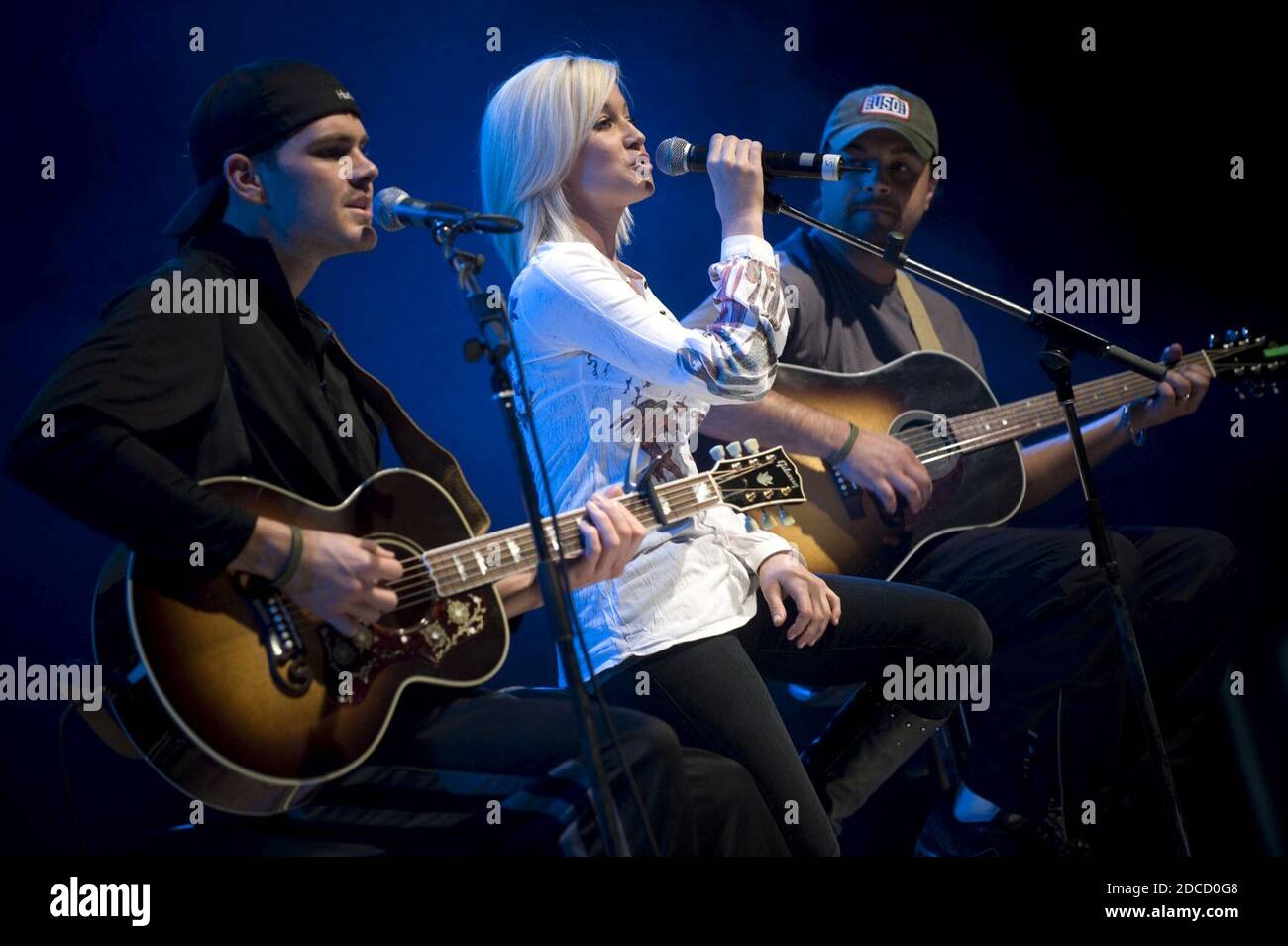 Kellie Pickler 16. Dezember 2008, Ramstein AFB, Deutschland, USO Holiday Tour. Stockfoto