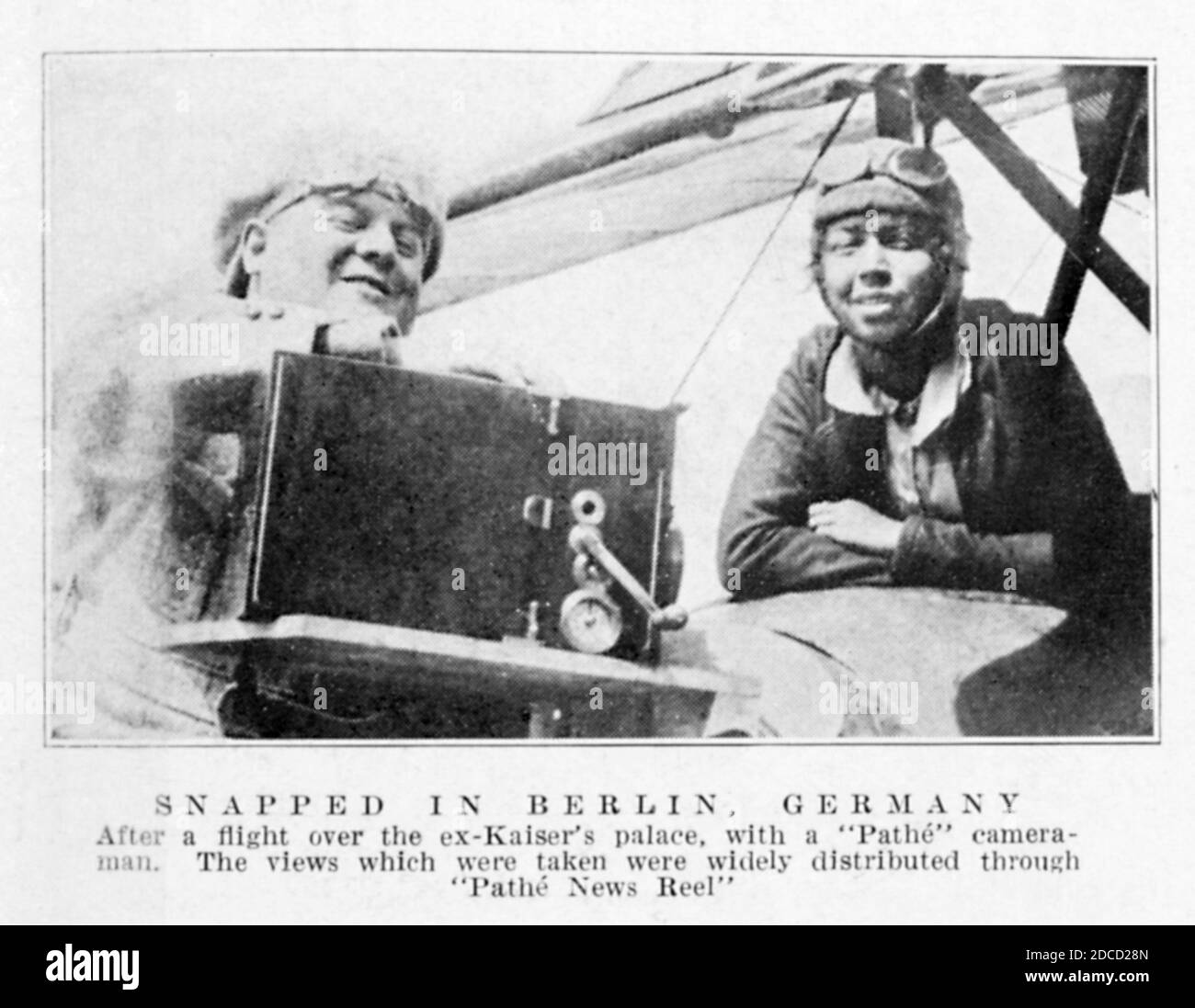 Bessie Coleman, amerikanischer Flieger Stockfoto