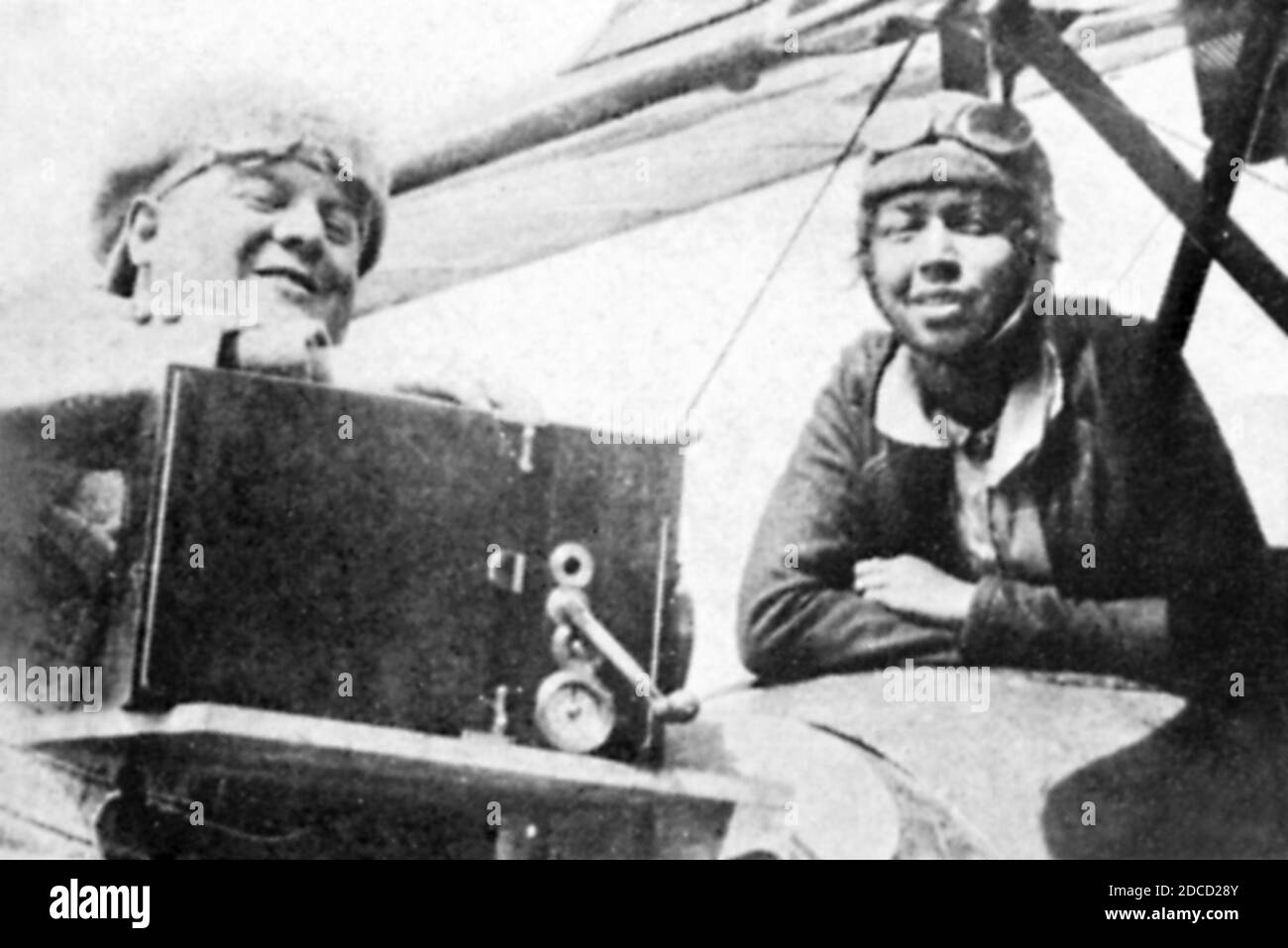 Bessie Coleman, amerikanischer Flieger Stockfoto