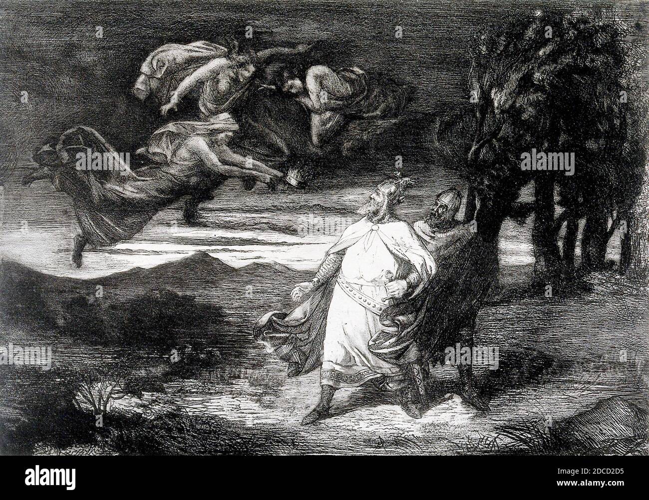 Macbeth Shakespeare Illustration Stockfotos Und Bilder Kaufen Alamy