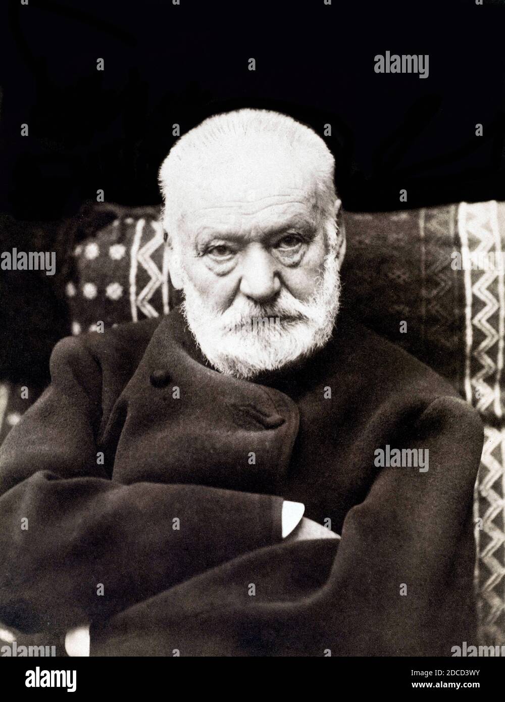 Victor Hugo, französischer Schriftsteller Stockfoto