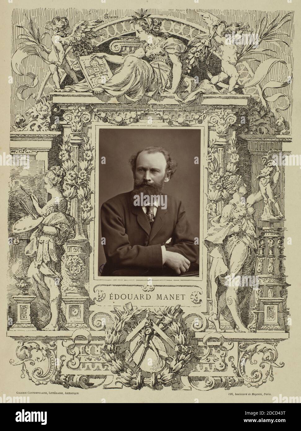 Edouard Manet, Französischer Künstler Stockfoto Edouard Manet, Französischer Künstler Stockfoto