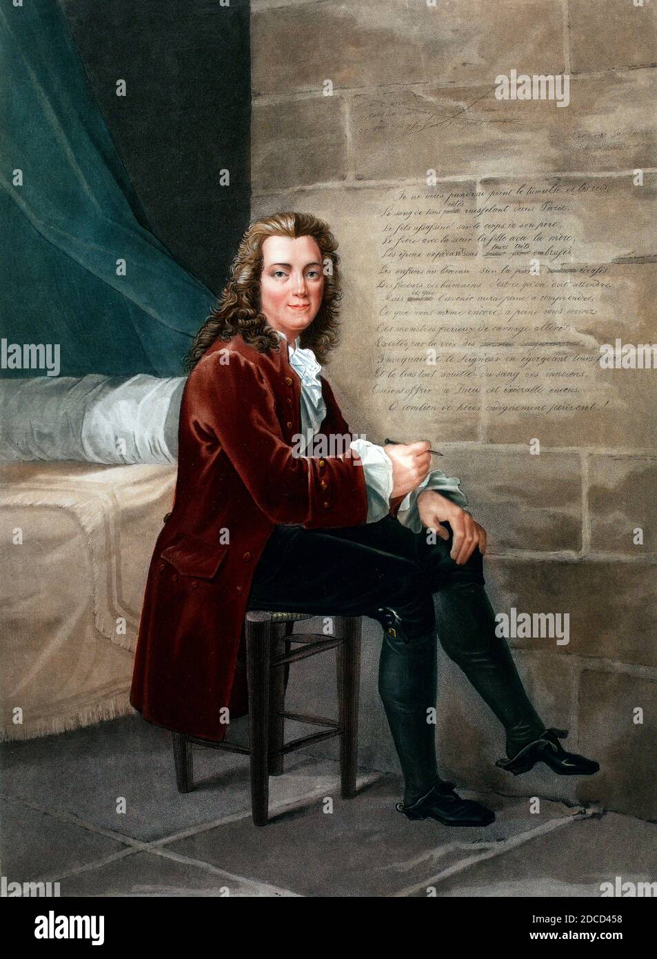 Voltaire, Französischer Autor Stockfoto