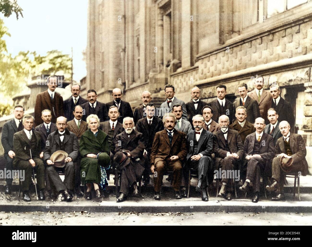 5. Solvay-Konferenz von 1927 Stockfoto