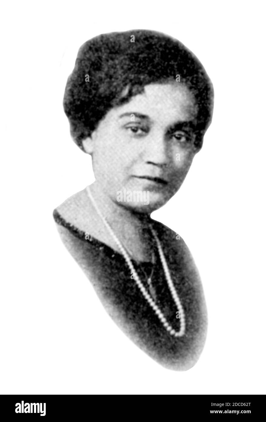 Jessie Redmon Fauset, Amerikanische Autorin Stockfoto