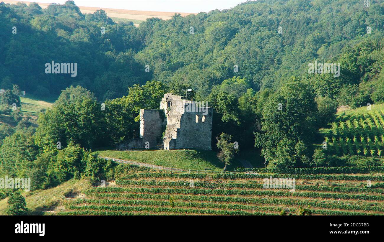 Die Burg in Ingelfingen, Hohenlohe, Deutschland, Europa Stockfotografie