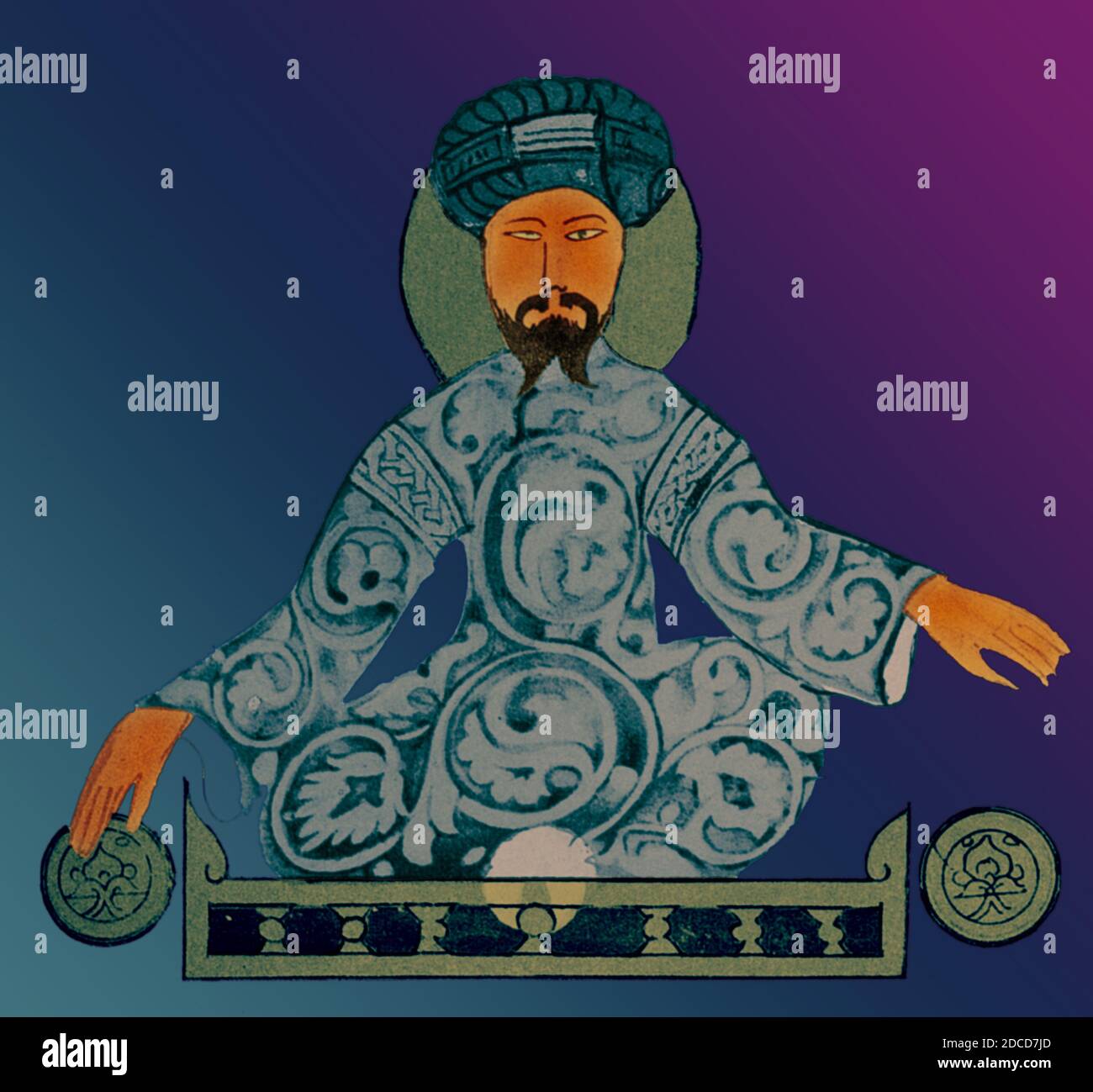Saladin, Sultan von Ägypten und Syrien Stockfoto