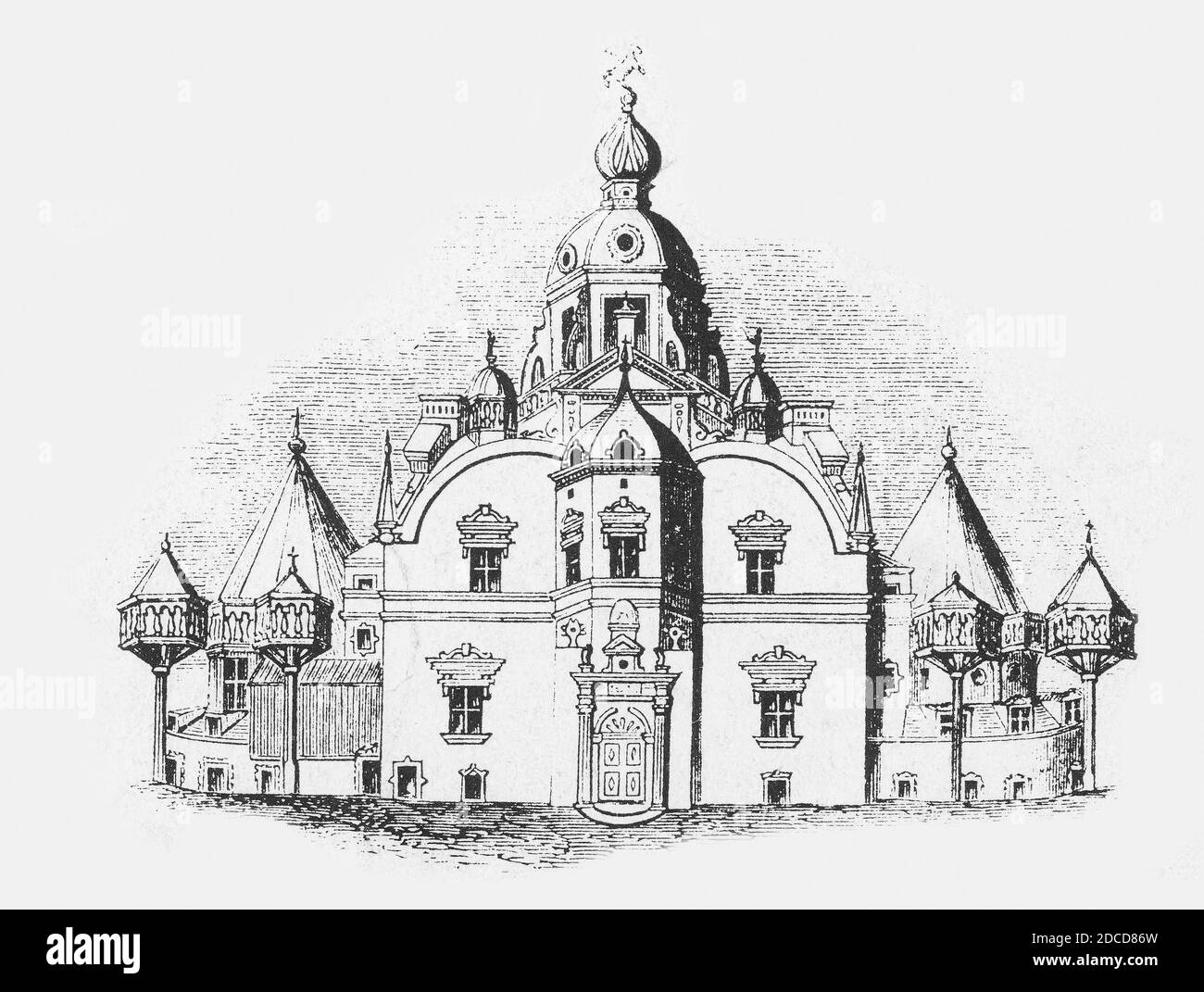 Tycho Brahe's Uraniborg Stockfoto