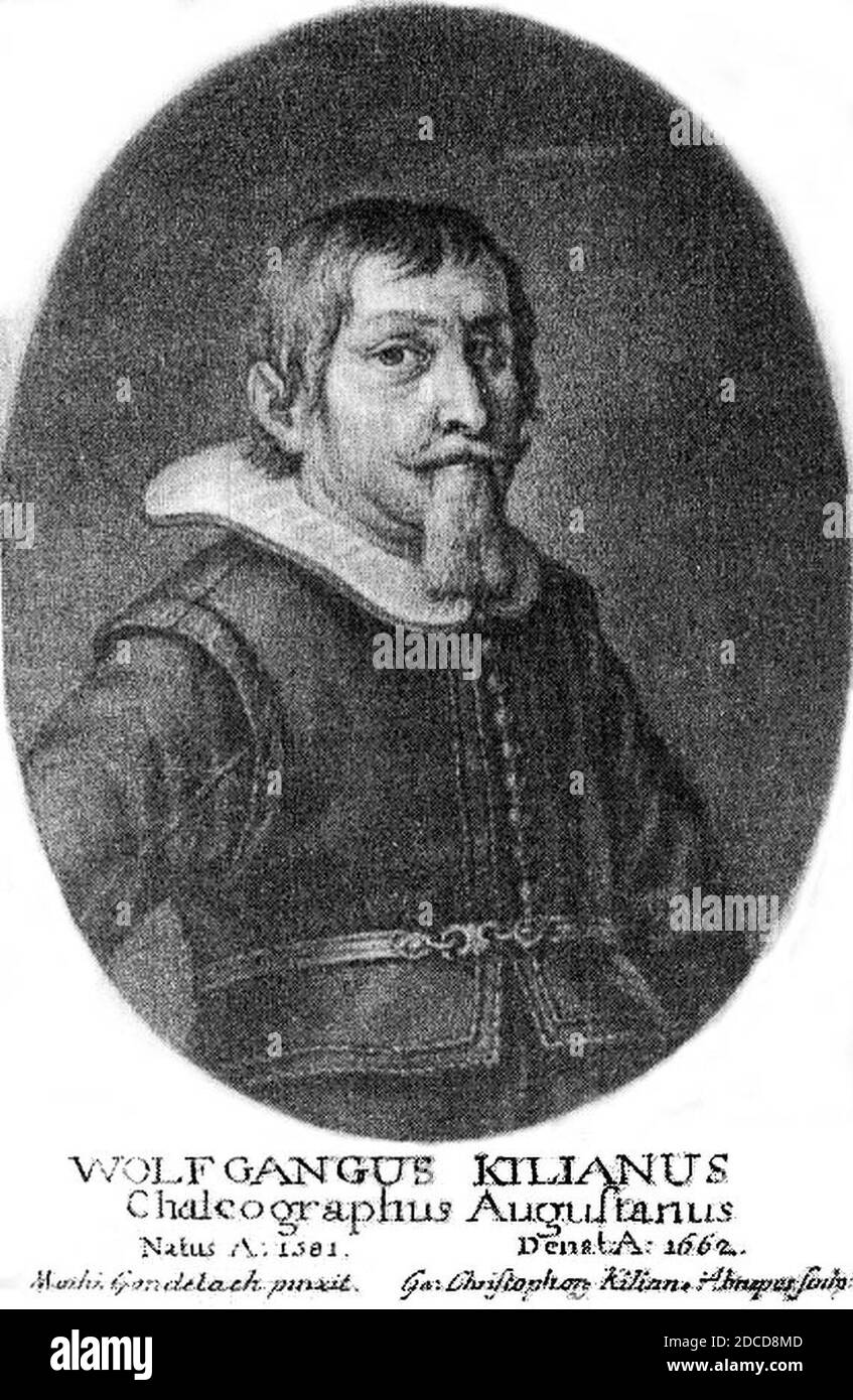 Kilian, Georg Christoph - Wolfgang Kilian. Stockfoto