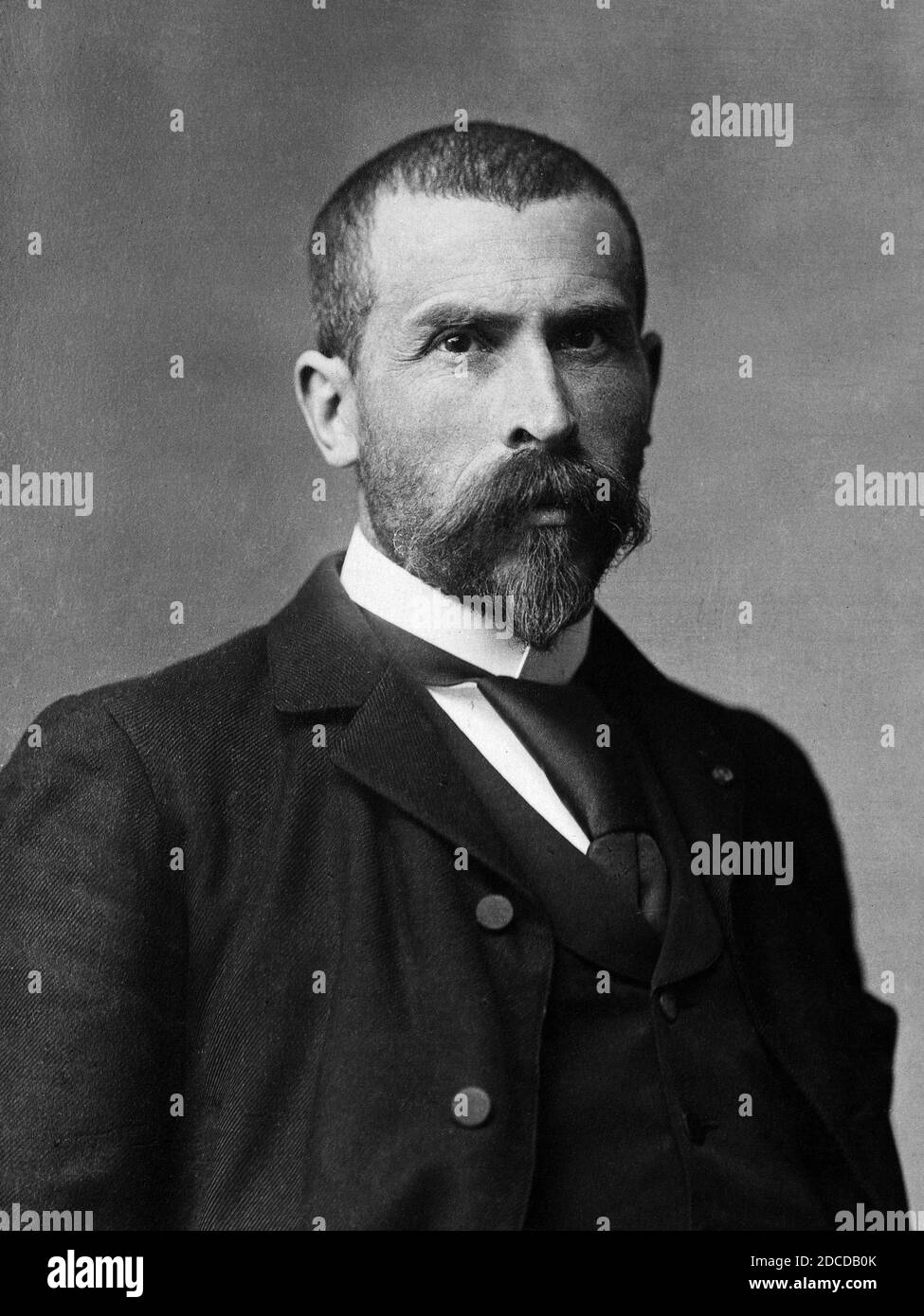 √âmile Roux, französischer Bakteriologe Stockfoto