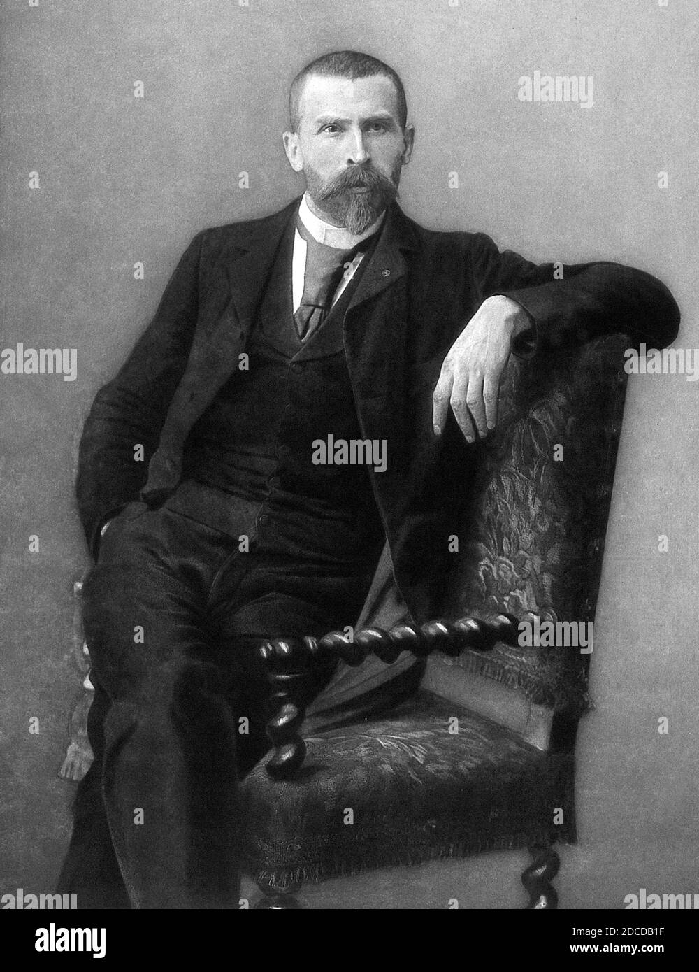 √âmile Roux, französischer Bakteriologe Stockfoto