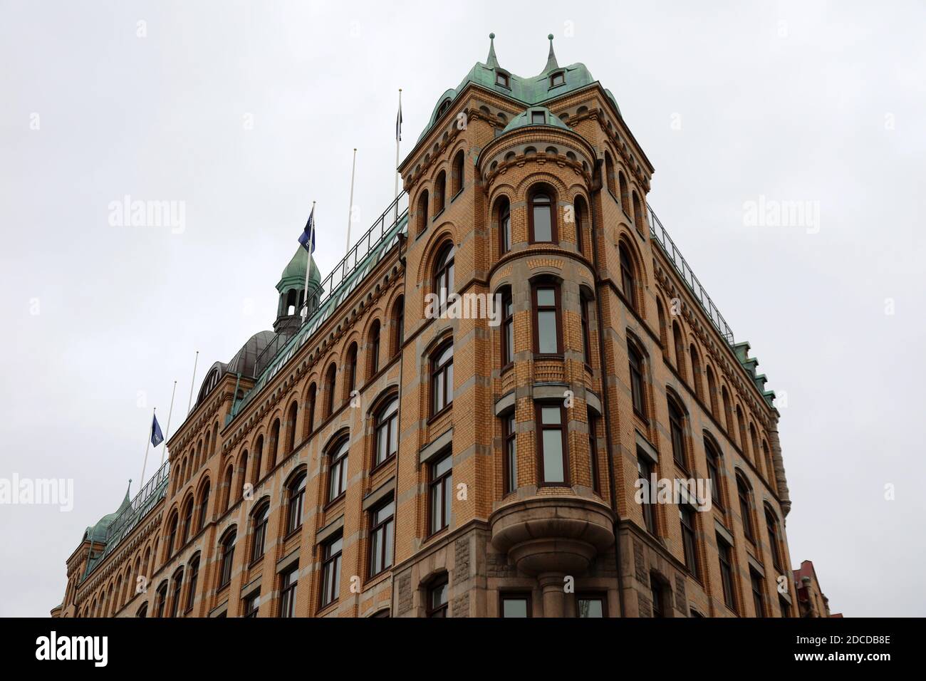 Art Nouveau Stil Hertziahuset in Göteborg, die jetzt verwendet wird Als Büro von ASECO Stockfoto