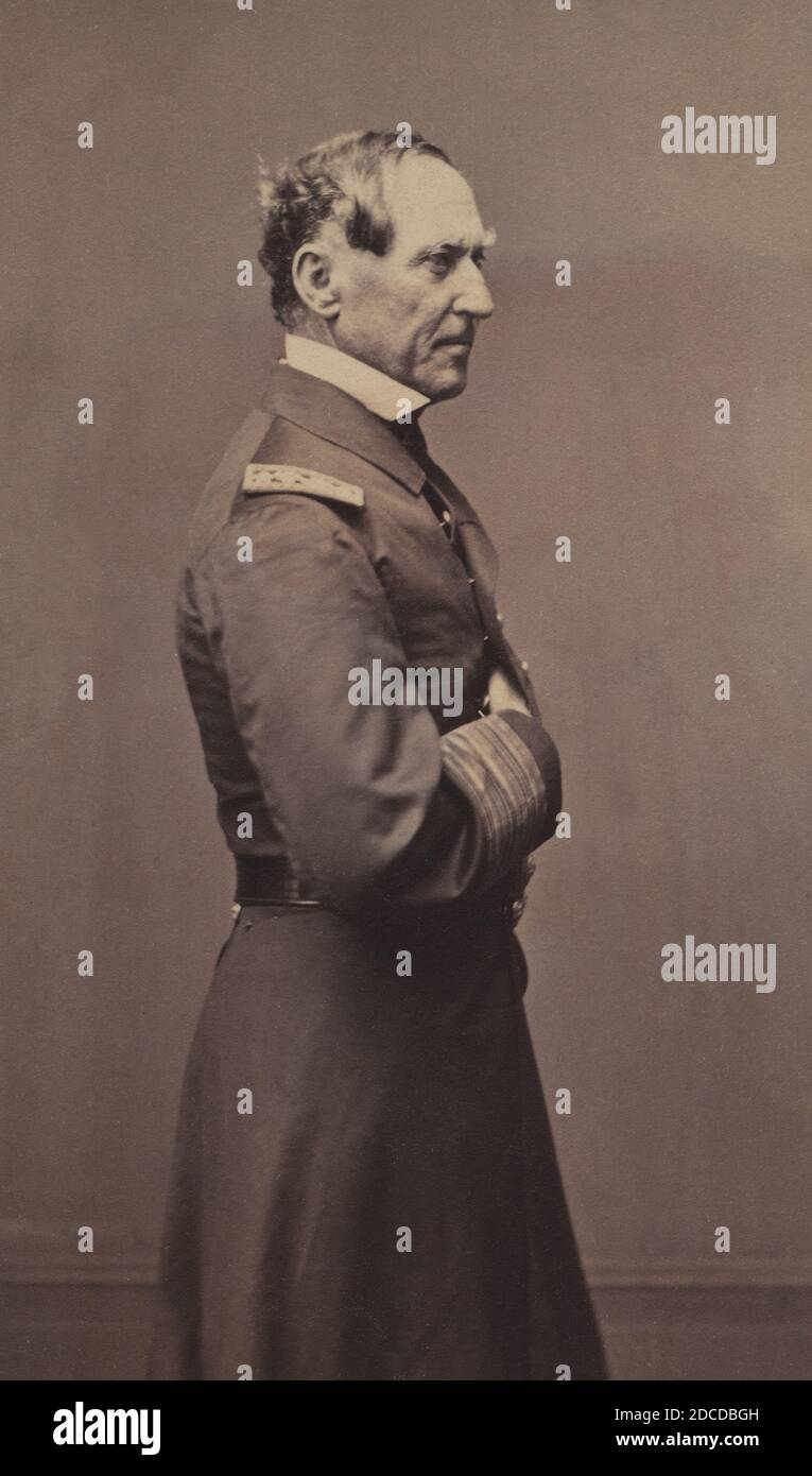 David Farragut, Amerikanischer Marineheld Stockfoto